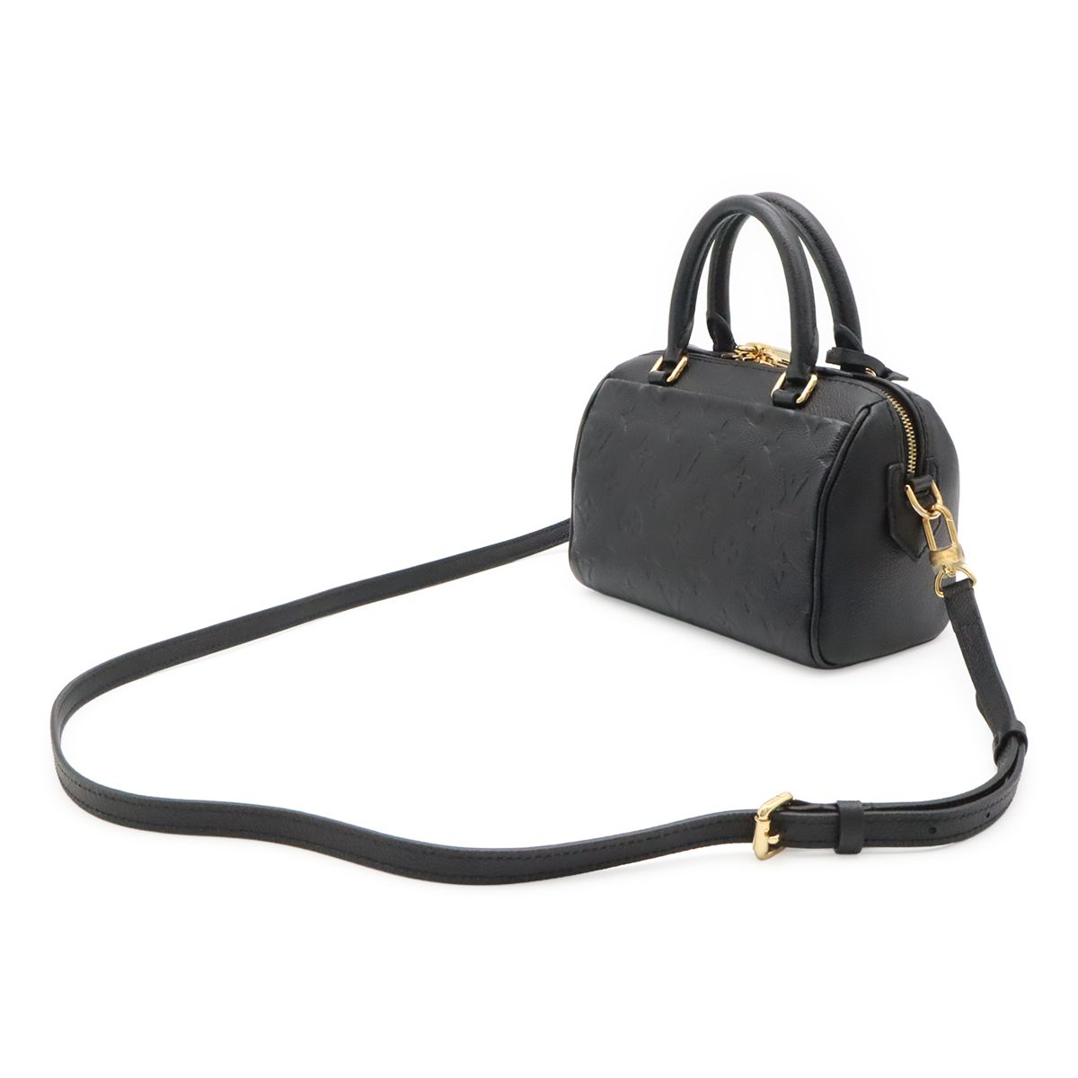 Louis Vuitton Monogram Empreinte Speedy Bandouliere 20 2-Way Shoulder Bag Noir — view 2