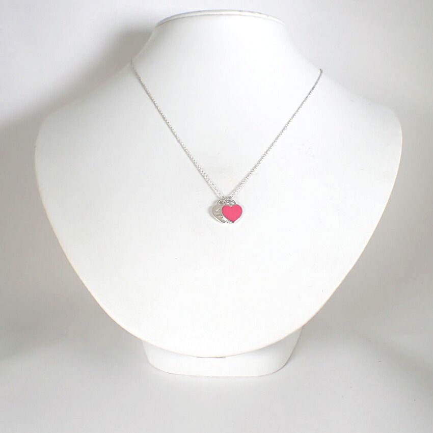 Tiffany & Co 925 Pink Return to Tiffany Heart Pendant — view 2