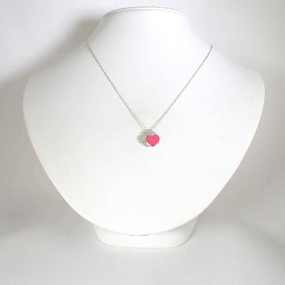 Tiffany & Co 925 Pink Return to Tiffany Heart Pendant — view 2