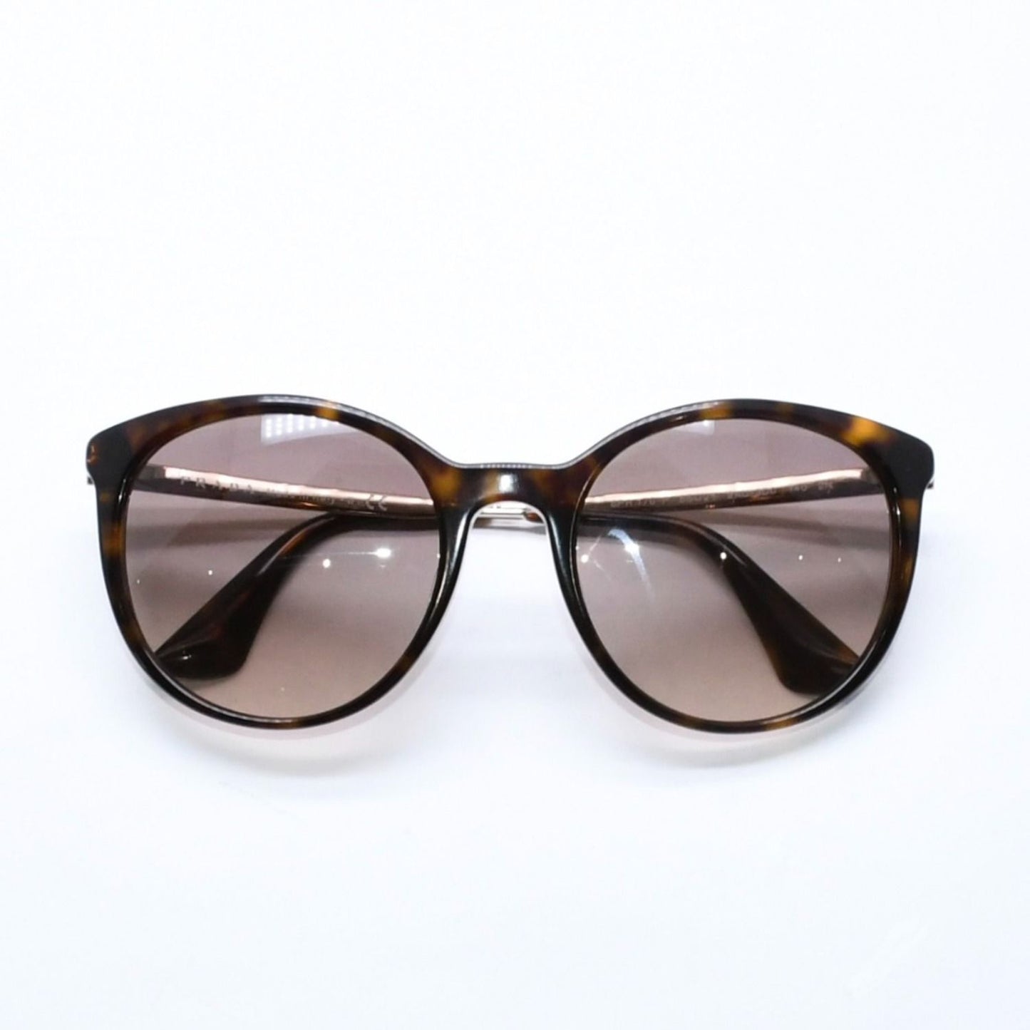 Prada Sunglasses Eyewear Tortoiseshell Pattern Side Logo Acetate — view 2