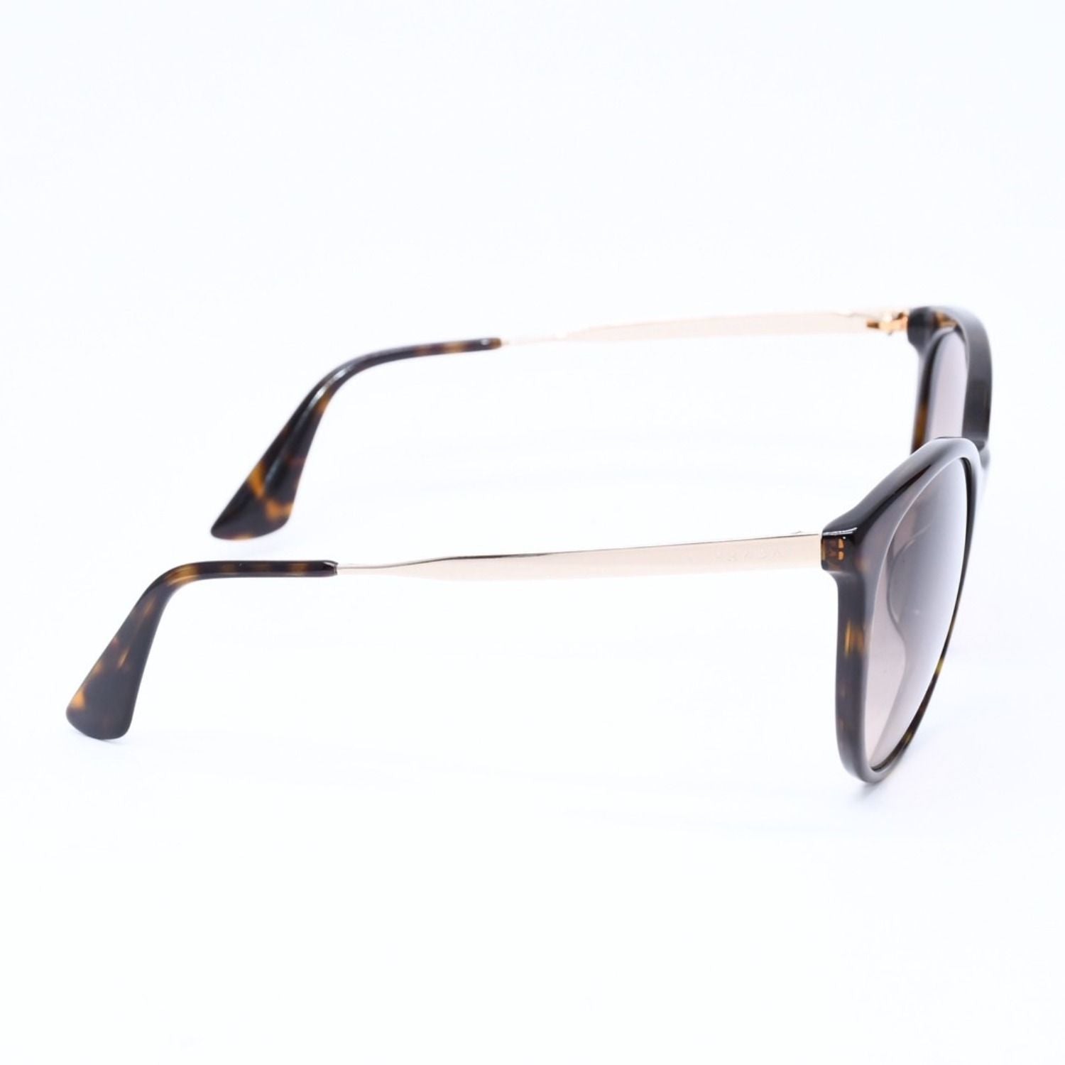 Prada Sunglasses Eyewear Tortoiseshell Pattern Side Logo Acetate — view 5