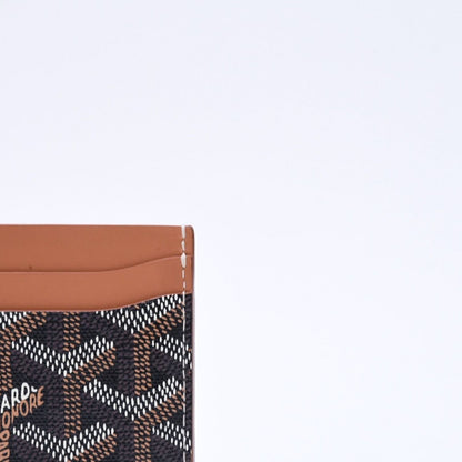 Goyard Saint Sulpice Card Case Black Brown — view 7