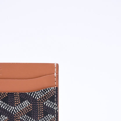 Goyard Saint Sulpice Card Case Black Brown — view 3