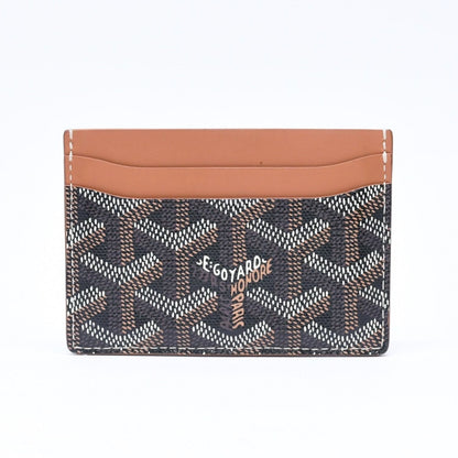 Goyard Saint Sulpice Card Case Black Brown — view 2