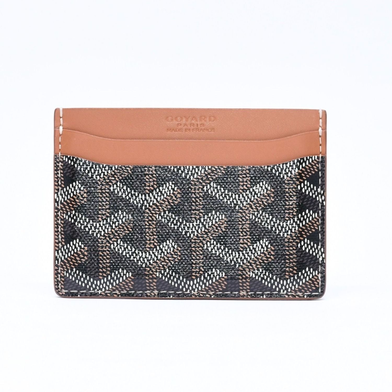 Goyard Saint Sulpice Card Case Black Brown