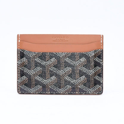 Goyard Saint Sulpice Card Case Black Brown