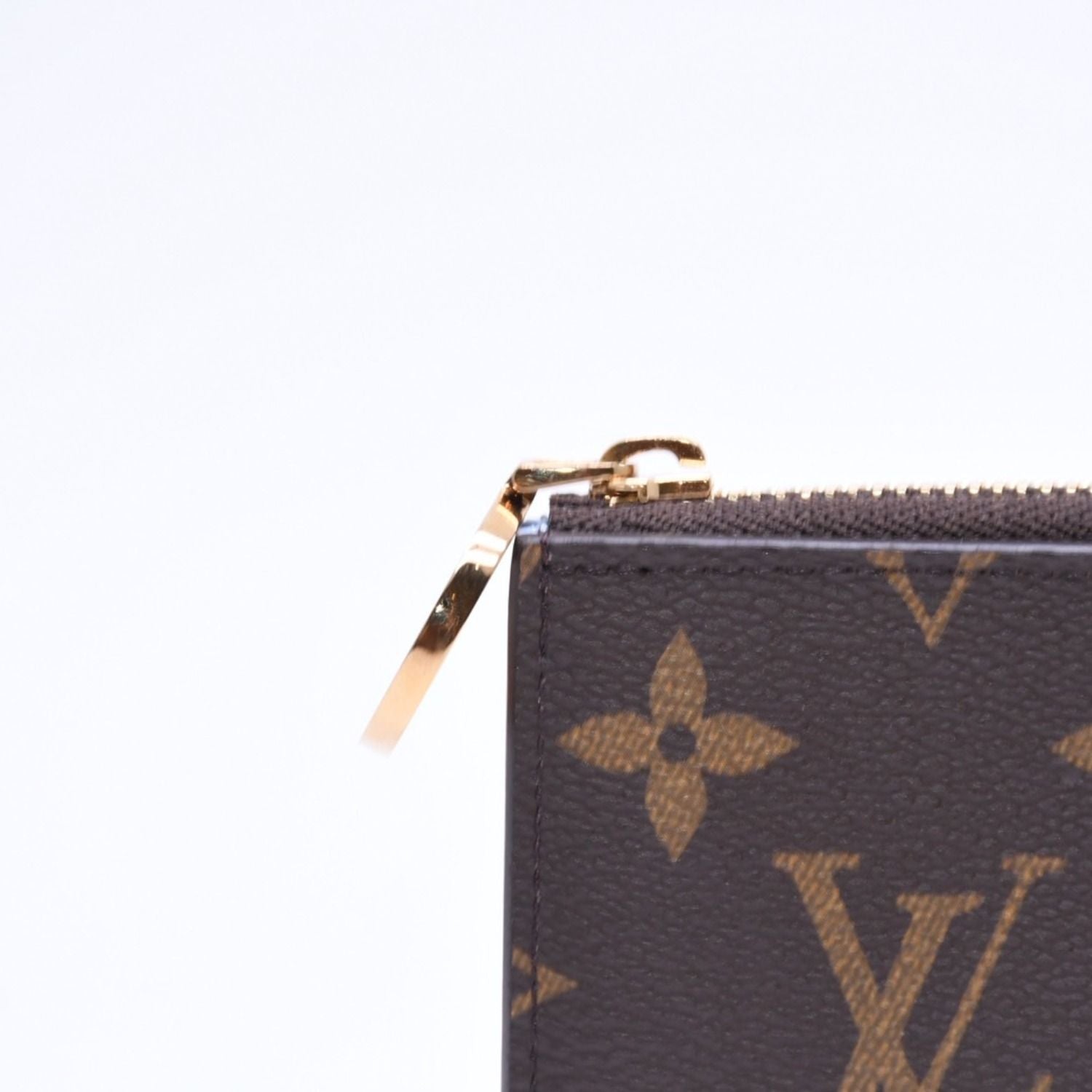 Louis Vuitton Card Case Romy Coin Purse Monogram Blue Frost — view 6