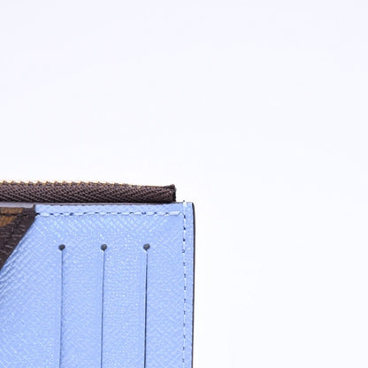 Louis Vuitton Card Case Romy Coin Purse Monogram Blue Frost — view 4