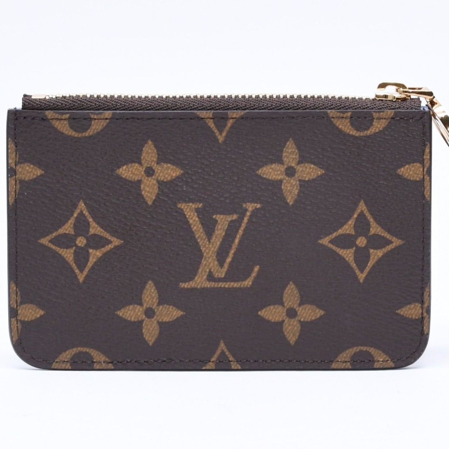 Louis Vuitton Card Case Romy Coin Purse Monogram Blue Frost — view 3