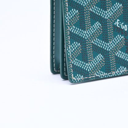 Goyard Malesherbes Card Case Green Vosel Calfskin — view 7