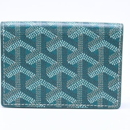 Goyard Malesherbes Card Case Green Vosel Calfskin — view 3