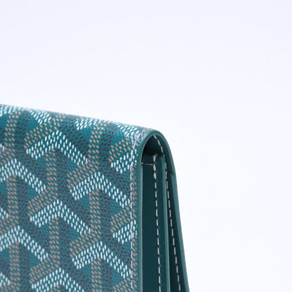 Goyard Malesherbes Card Case Green Vosel Calfskin — view 8
