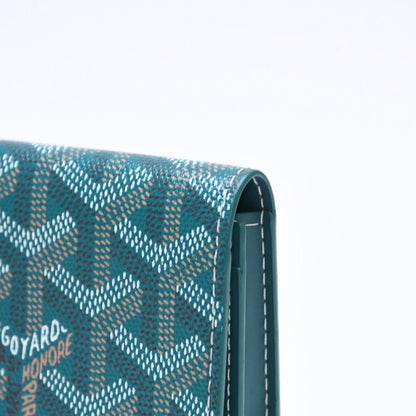 Goyard Malesherbes Card Case Green Vosel Calfskin — view 4