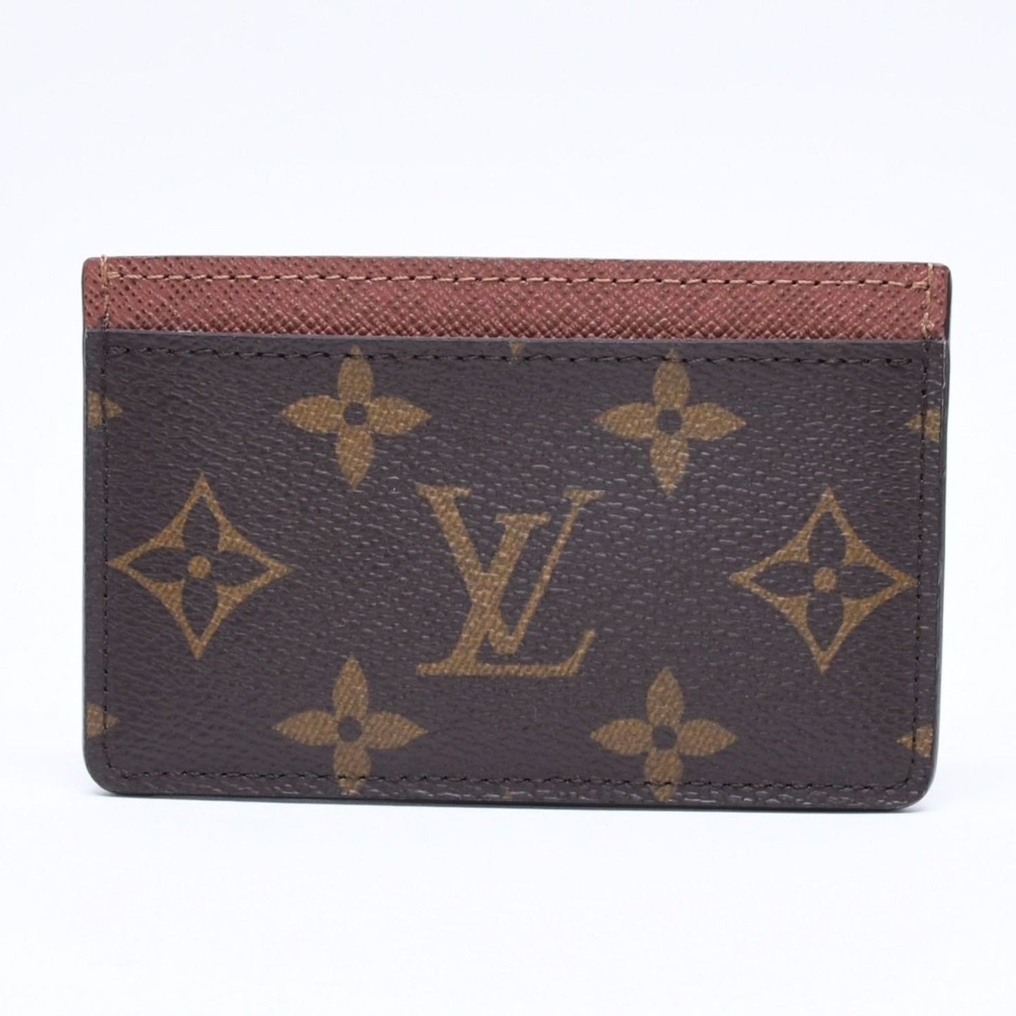 Louis Vuitton Porte Cartes Simple Card Case Monogram Brown — view 3