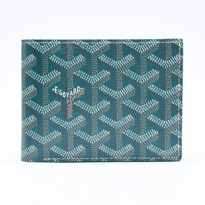 Goyard Victoire Wallet Leather Green — view 3