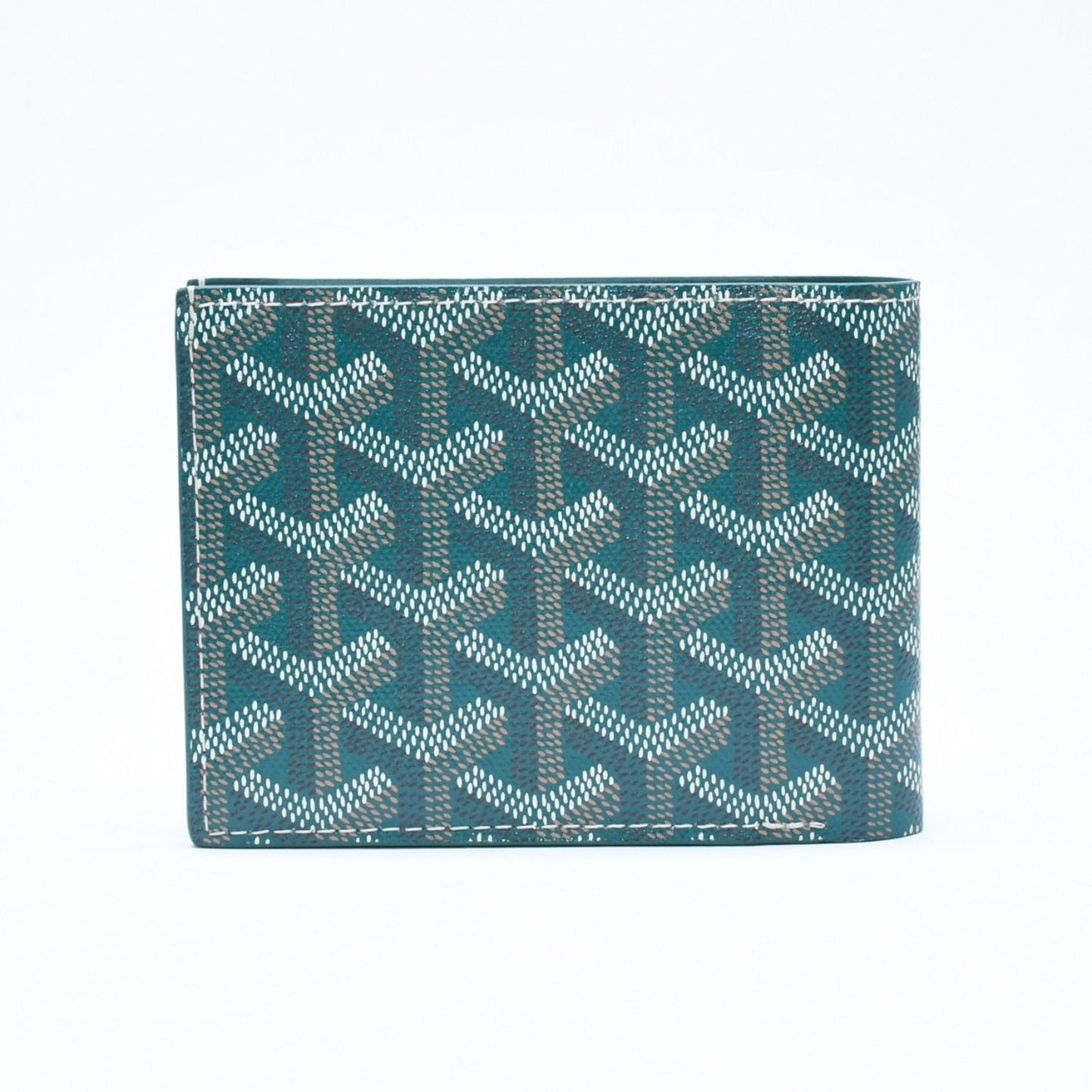 Goyard Victoire Wallet Leather Green — view 2