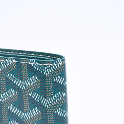 Goyard Victoire Wallet Leather Green — view 4