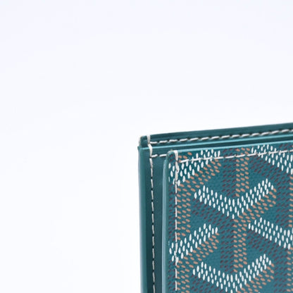 Goyard Victoire Wallet Leather Green — view 6