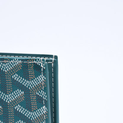 Goyard Victoire Wallet Leather Green — view 8