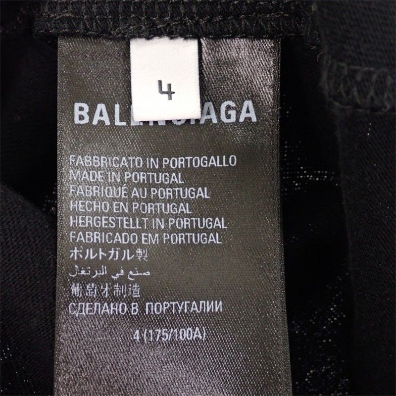 Balenciaga Adidas Logo T-Shirt Black — view 8