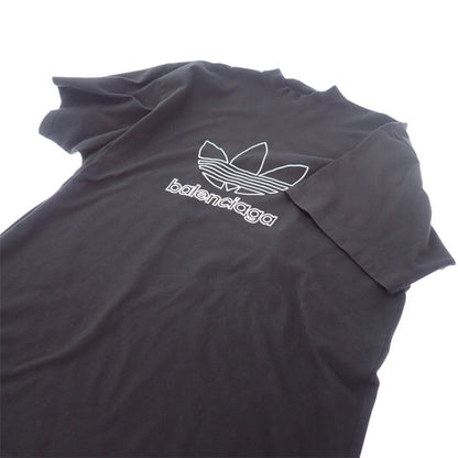 Balenciaga Adidas Logo T-Shirt Black — view 4