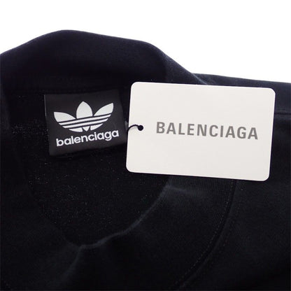 Balenciaga Adidas Logo T-Shirt Black — view 7