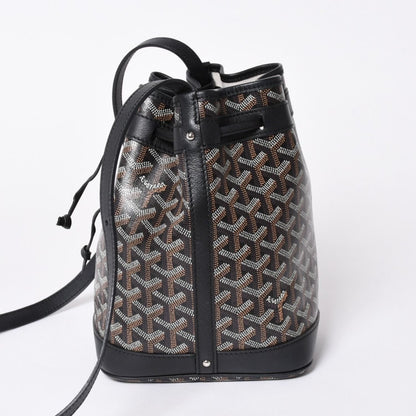 Goyard Petit Flo Bucket Bag Black Calfskin — view 4