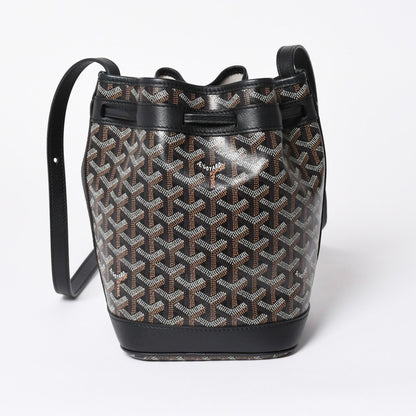 Goyard Petit Flo Bucket Bag Black Calfskin — view 2