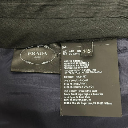 Prada Pants Dark Navy Black Full Length — view 3