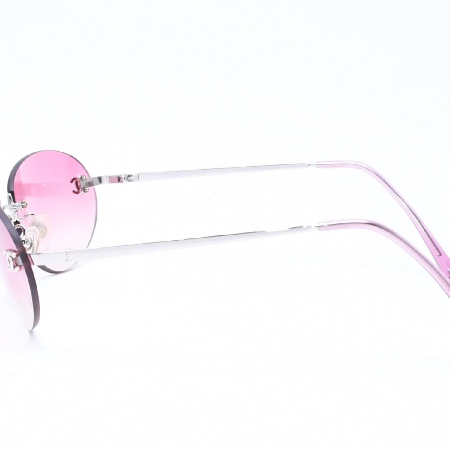 Chanel Sunglasses Rimless Eyewear CC Logo — view 6