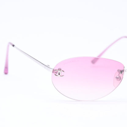 Chanel Sunglasses Rimless Eyewear CC Logo — view 8