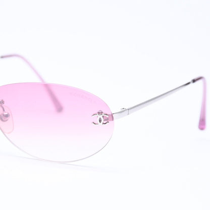 Chanel Sunglasses Rimless Eyewear CC Logo — view 7