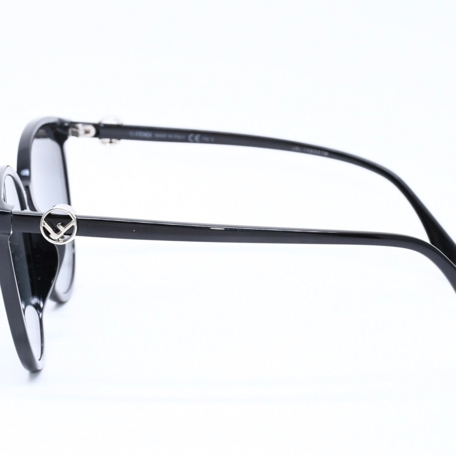 Fendi Sunglasses Eyewear FF Black Silver — view 6