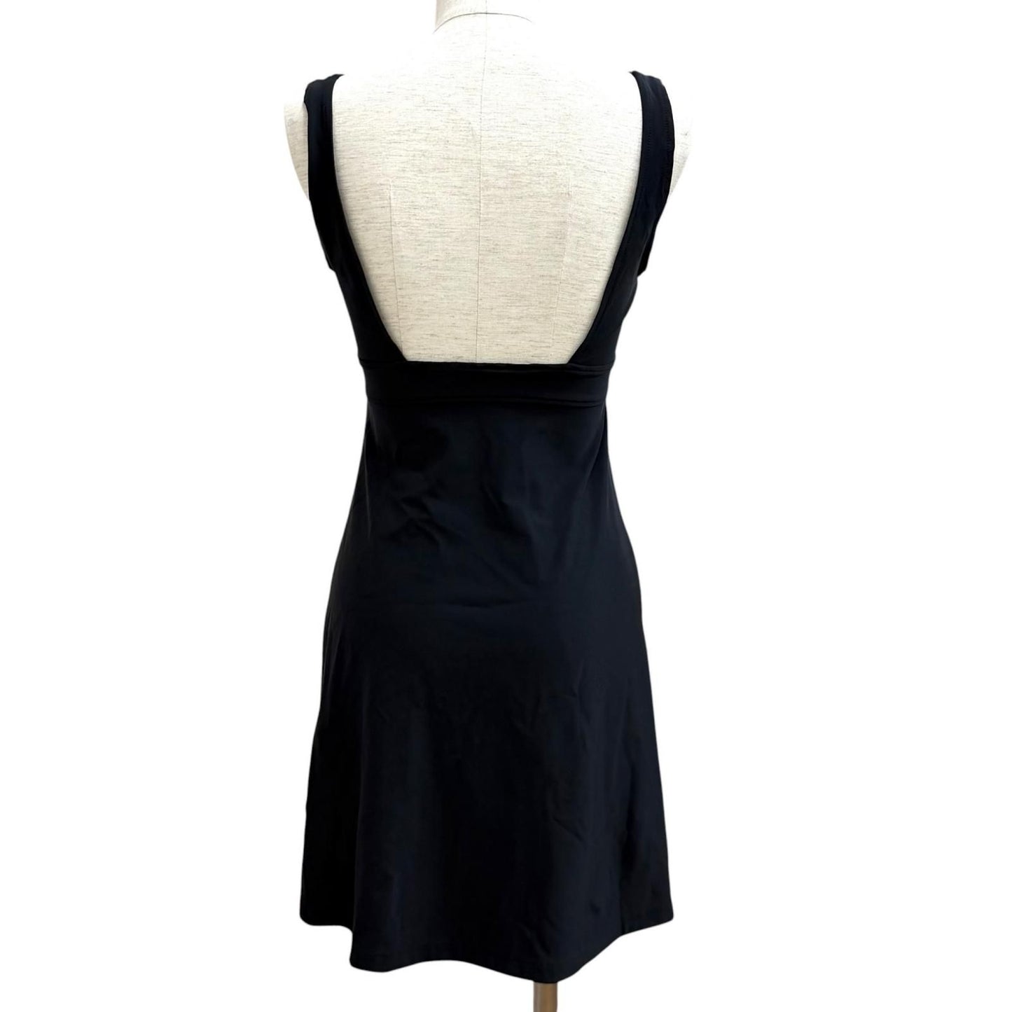 Chanel Vintage 97c CC Logo Embroidery Sleeveless Maillot Dress Black 38 — view 4