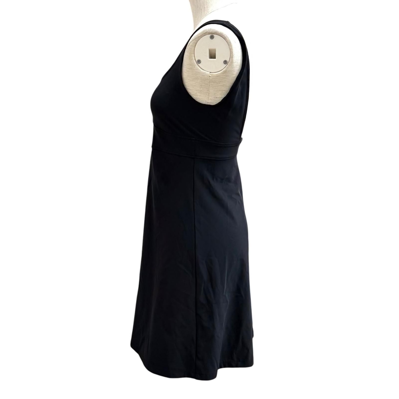Chanel Vintage 97c CC Logo Embroidery Sleeveless Maillot Dress Black 38 — view 3