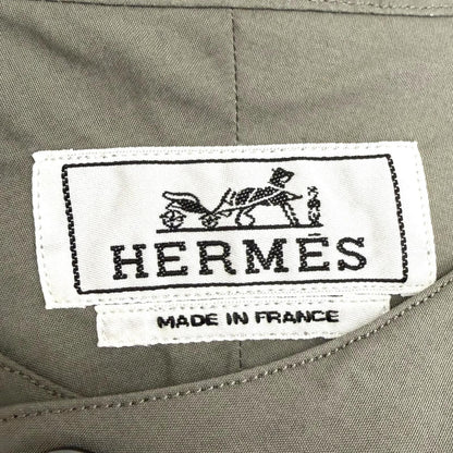 Hermes Pullover Valouse Shirt Boxy Fit Long Sleeve Charcoal Sweater 42 — view 6