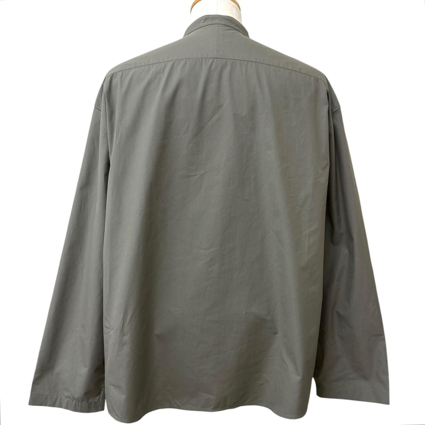 Hermes Pullover Valouse Shirt Boxy Fit Long Sleeve Charcoal Sweater 42 — view 4