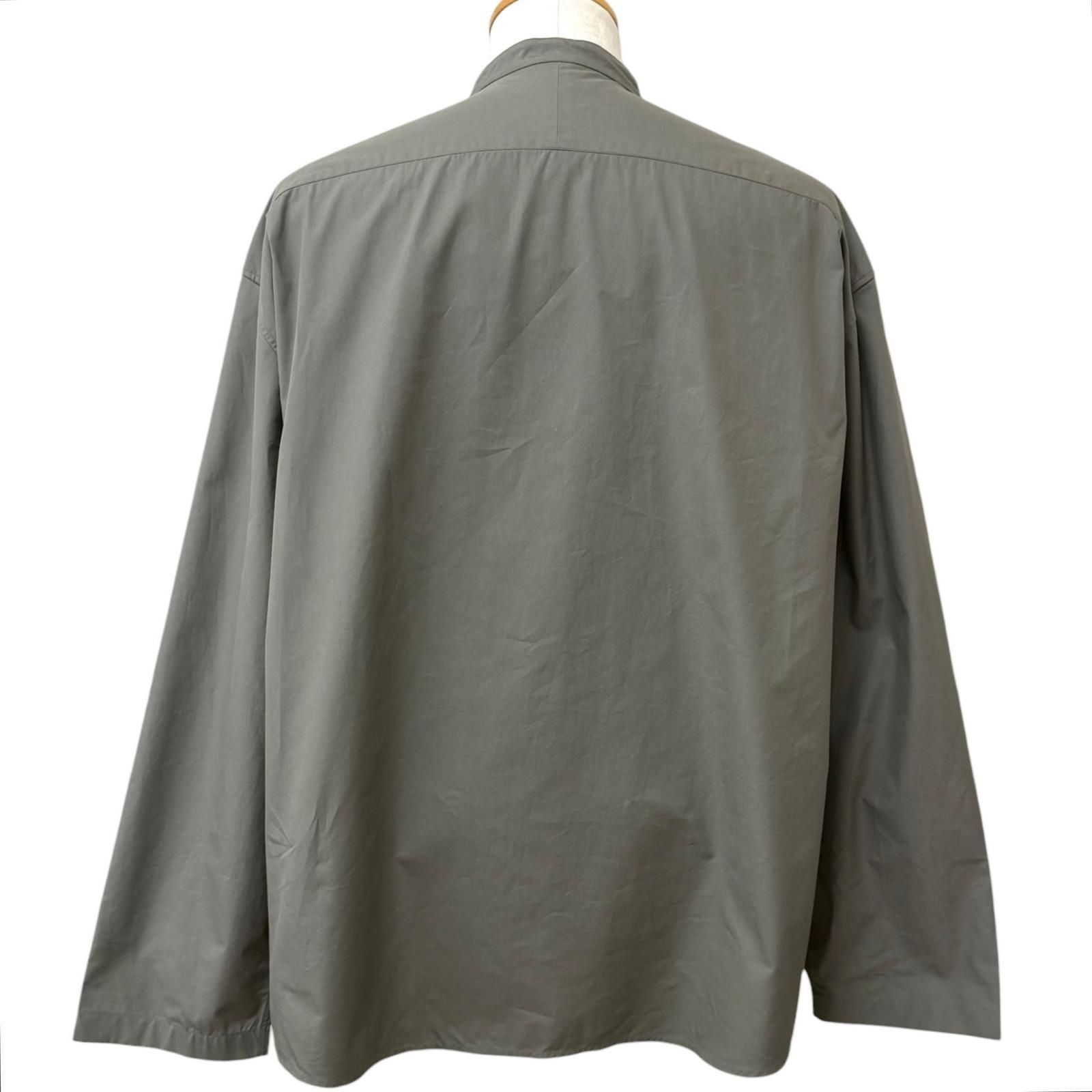 Hermes Pullover Valouse Shirt Boxy Fit Long Sleeve Charcoal Sweater 42 — view 4