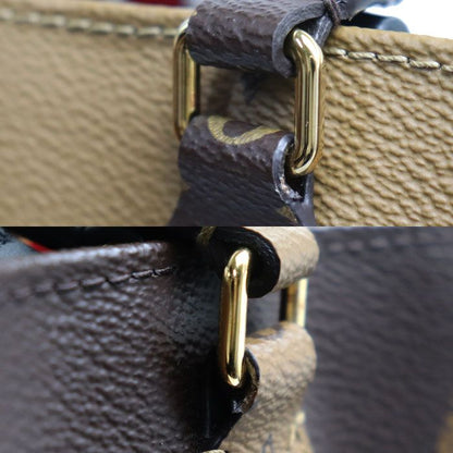 Louis Vuitton On The Go GM Tote Bag Monogram Giant Reverse Brown