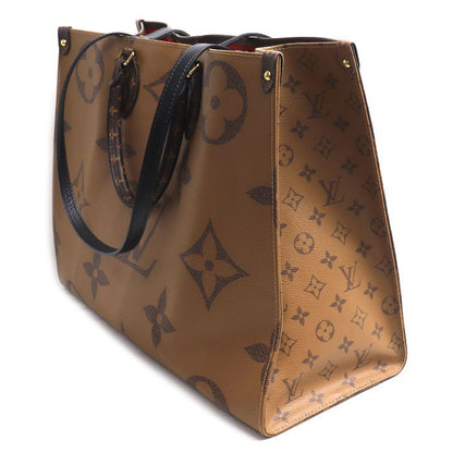 Louis Vuitton On The Go GM Tote Bag Monogram Giant Reverse Brown — view 2