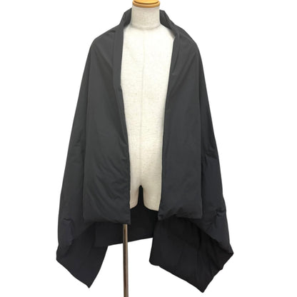 Balenciaga Oversized Poncho Cloak Coat Charcoal Gray