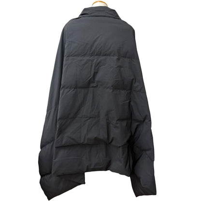 Balenciaga Oversized Poncho Cloak Coat Charcoal Gray — view 4