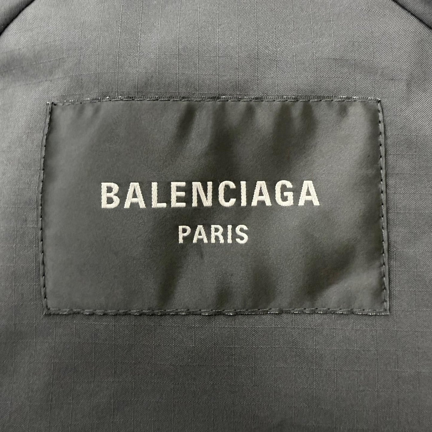 Balenciaga Oversized Poncho Cloak Coat Charcoal Gray — view 5