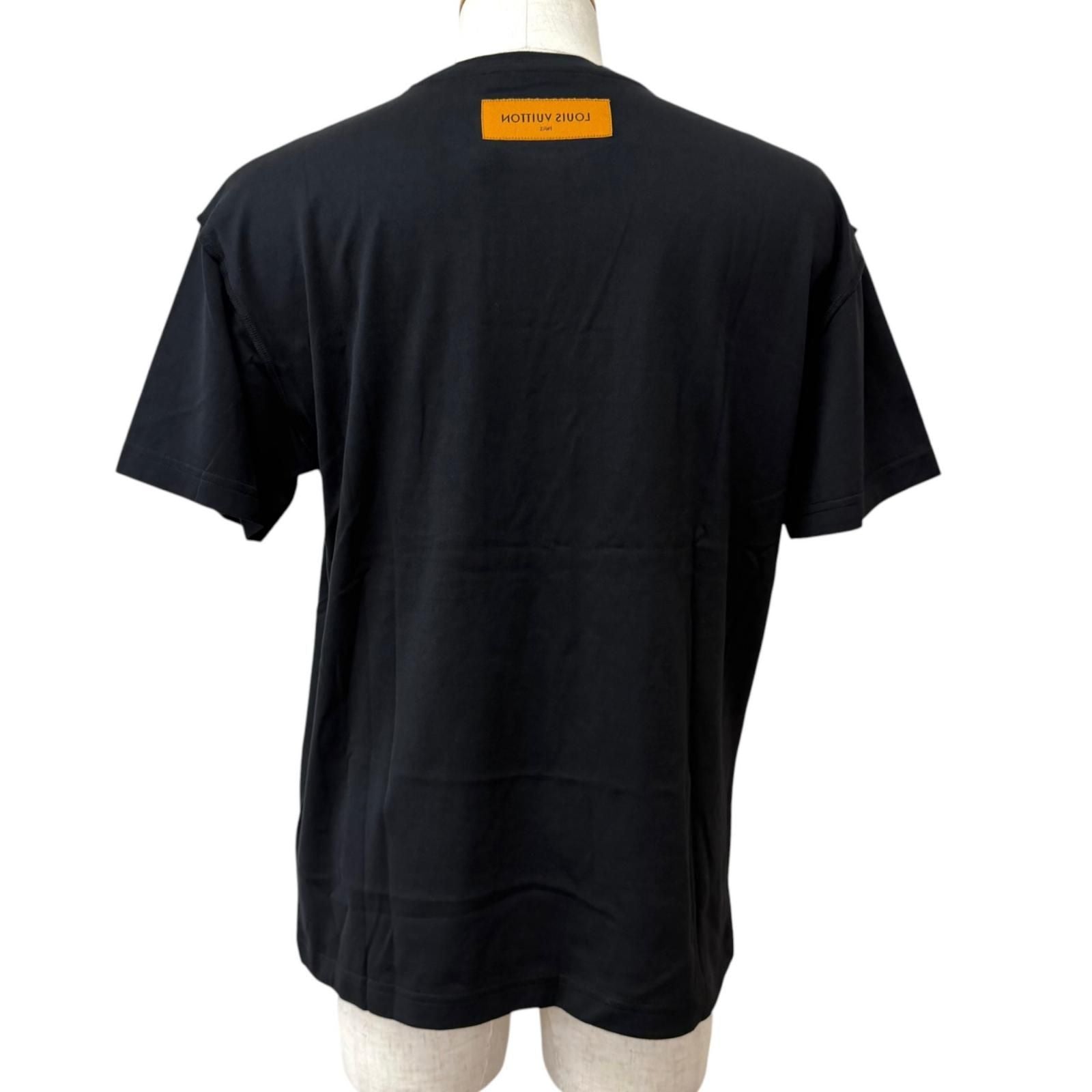 Louis Vuitton LV Concert Inside Out Short Sleeve T-Shirt Black — view 4