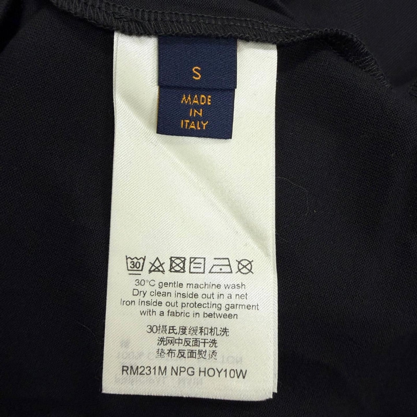 Louis Vuitton LV Concert Inside Out Short Sleeve T-Shirt Black — view 8