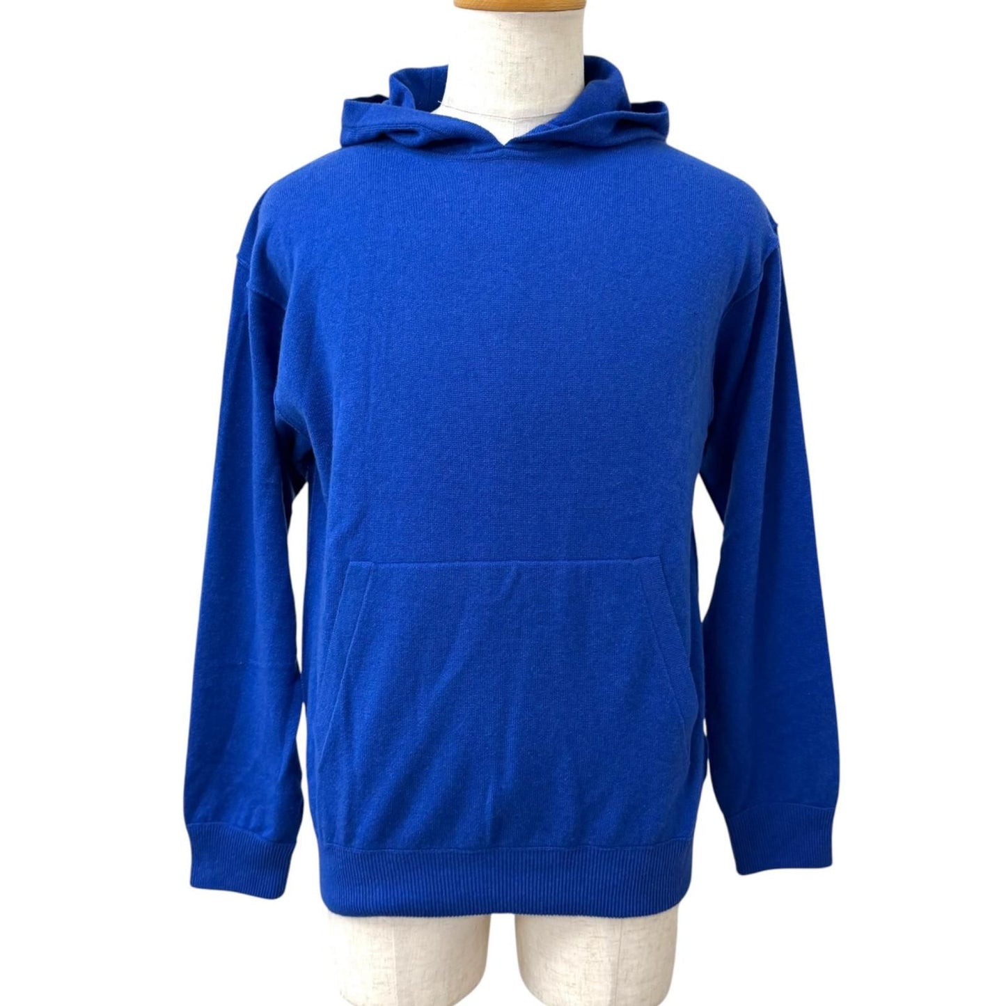 Louis Vuitton Cashmere Silk'in Side Out Logo Silver Plate Knit Hoodie