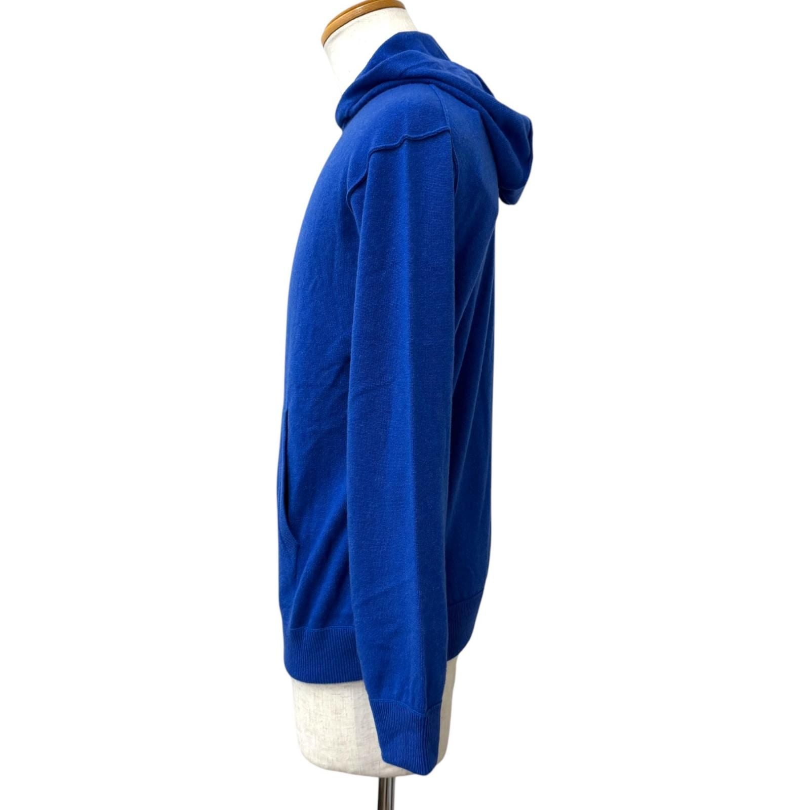 Louis Vuitton Cashmere Silk'in Side Out Logo Silver Plate Knit Hoodie — view 3