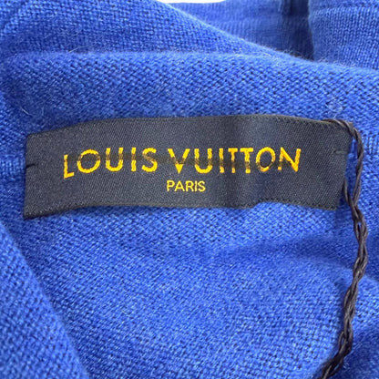 Louis Vuitton Cashmere Silk'in Side Out Logo Silver Plate Knit Hoodie — view 6