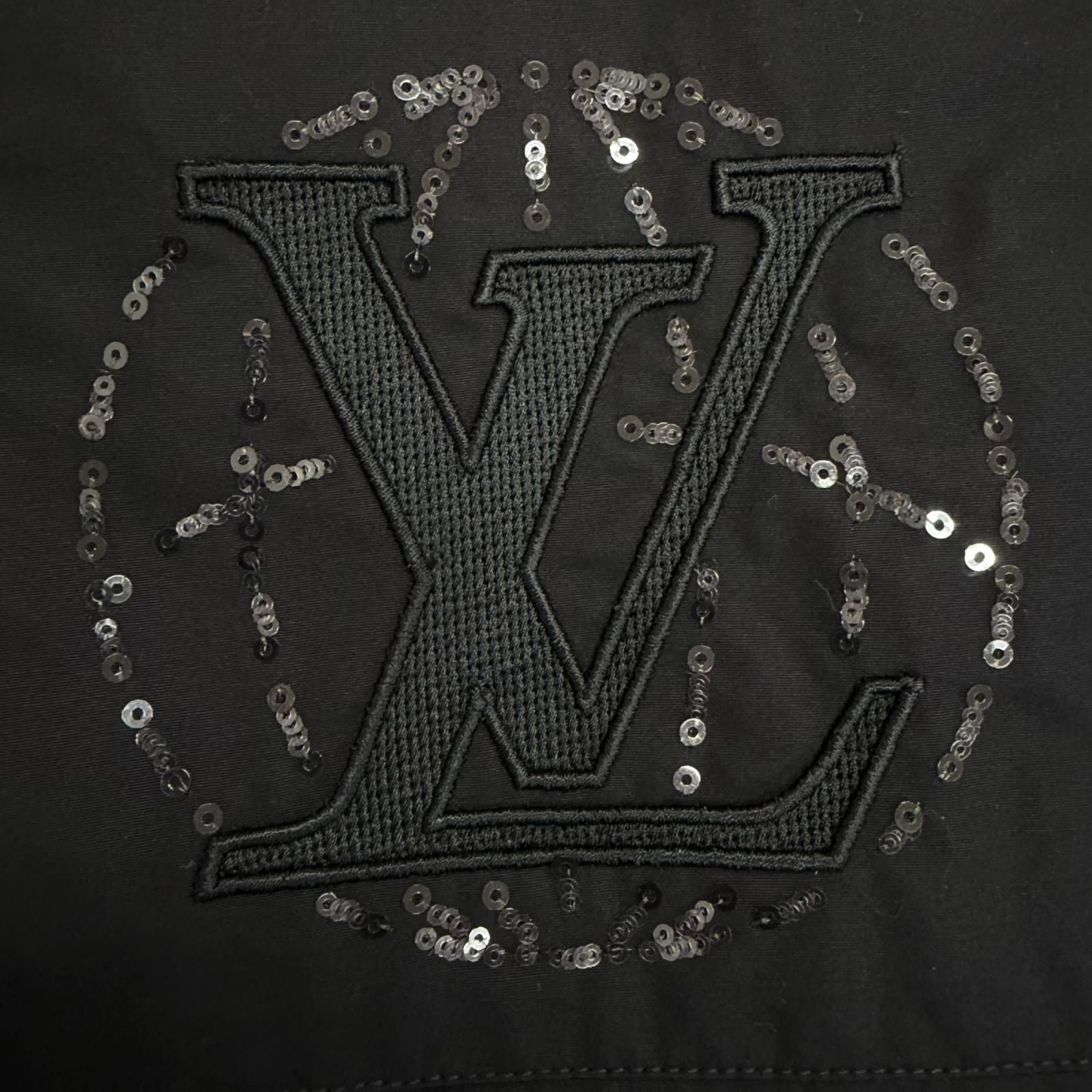 Louis Vuitton Embroidered Short Sleeve Shirt Sequin Open Collar — view 5