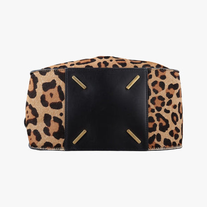 Loewe Hammock Brown Multicolor Calf Hair Shoulder Bag — view 3